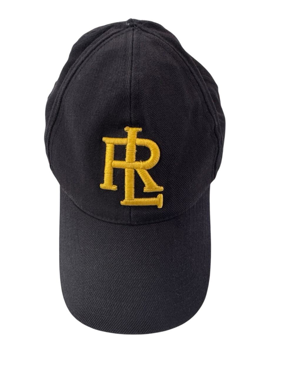 VTG Ralph Lauren Polo Jeans Co. Monogram RL Logo 100% Wool Baseball Cap Hat Rare